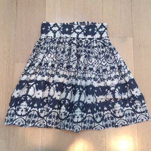 Blue summer skirt